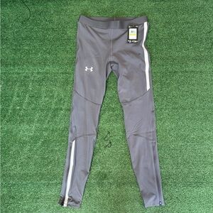 Under Armour Launch Elite Cold Wear Tights Black Reflective Men Med 1386678-025